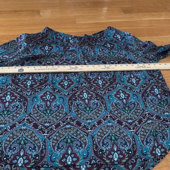 NWT Talbots women’s paisley blouse size 3X. - Picture 7 of 7